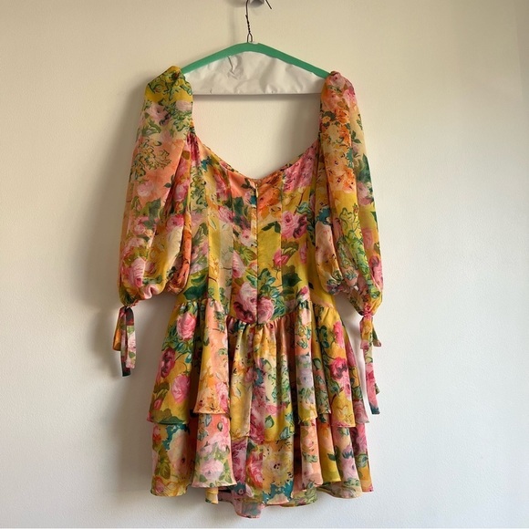 🍋 For Love And Lemons Nina Dress in Yellow - Picture 14 of 16